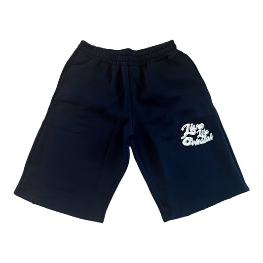 LIVE LIFE COLOSSAL Capri 3/4 Shorts- Navy Blue